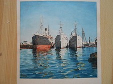 Hafen GENUA GENOVA Dampfer