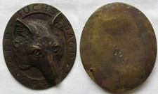 rare Automobil Bronze Plakette