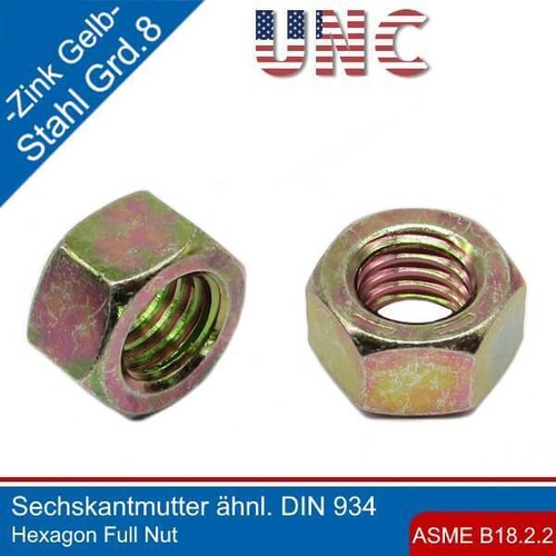 Unc sechskantmutter asme - sechskantmutter,