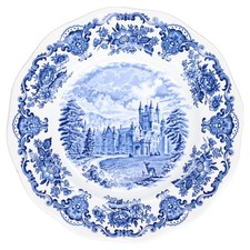 Speiseteller Enoch Wedgwood Royal Homes of Britain Blue