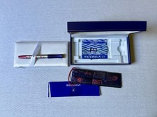 Waterman Paris Damen Füller Füllfederhalter, Blau Silber Pink inkl. Box Selten