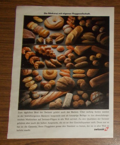 Seltene werbung swissair die - werbung,