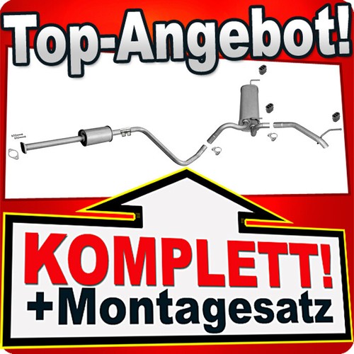 Auspuff für opel astra 4 - auspuff,