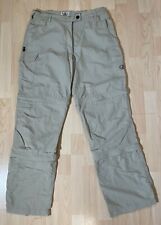 Maul Outdoor Hose Gr 44 Beige Creme ZIP Hosenbein Kurz + Lang Möglich 42cm BW 