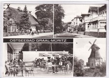 Ansichtskarte Graal-Müritz - Gärtnerei/Broiler-Gaststätte/Rosa-Luxemburg-Straße