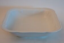 1x Rechteckschale Hutschenreuther Weimar weiß 24 cm