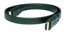 0,2m High Speed HDMI Flachkabel UHD, 4K x 2K, ARC, 3D, HDTV, XBOX, PS3/4 20cm