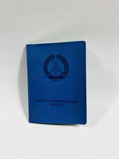 Original DDR Personalausweis mit Stempel Dokument für Sammler