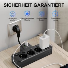 4 Fach EU Steckdose