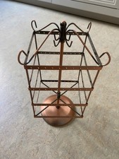 kleiner Schmuckständer drehbar 30 cm Ohrringe Ohrringständer f. 80 Paar