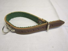 Hundehalsband-Rindleder-braun-