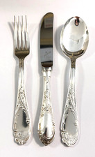 Besteck Michelin 6 Personen Tortenheber 100er Silber Auflage versilbert 19 Teile