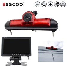 7" TFT Farb Monitor & Bremsleuchte Rückfahrkamera Für Fiat Ducato Boxer Citroen
