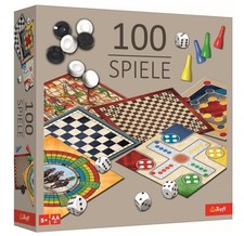 Spielesammlung der Marke Trefl - 100 Spiele - Gesellschaftsspiele - Brettspiele