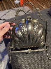 Antiker englischer Biscuit Warmer versilbert ca. 1880 viktorianisch