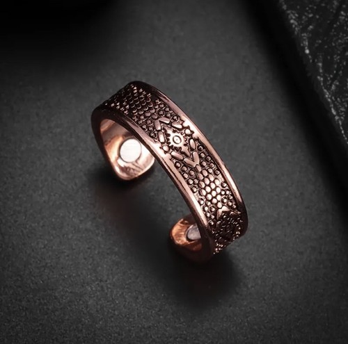 Eleganter kupfer ring auge - kupfer,