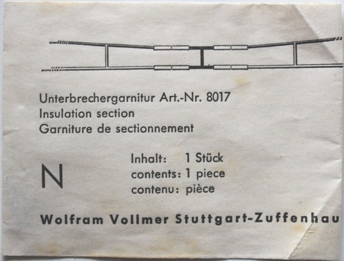 Vollmer 8017 stück - vollmer, 1