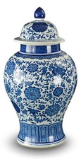 20" Classic Blue and White