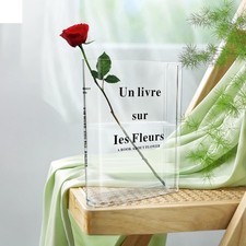 Buchvase Transparent Acryl