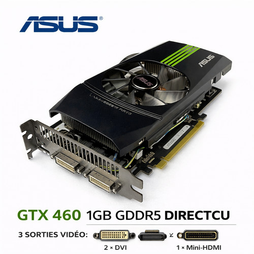 Asus geforce gtx 460 1gb - asus, gddr5