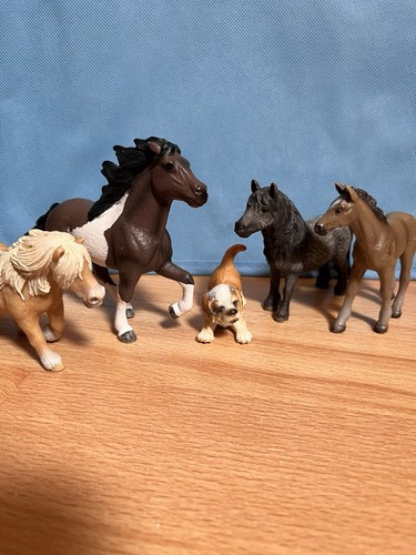 Schleichtiere set pferde hund - pferde,