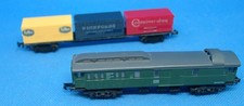 Arnold + Lima -2x Waggon N-Spur Container + Postwagen