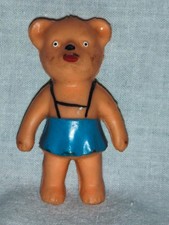 DDR Teddy Gummifigur 1 Stück DDR Spielzeug Spielfigur Teddybär,Bär,Teddy ca. 6cm