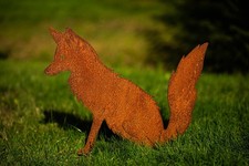 Gartenstecker Fuchs Metall