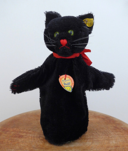 Steiff handpuppe schwarze - steiff,