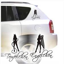Engel Teufel  Engelchen Teufelchen  Autoaufkleber Sticker Auto Aufkleber A2019