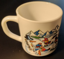 Smarties Tasse Kaffeetasse / Sommer & Winter Aktivitäten / Schneemann