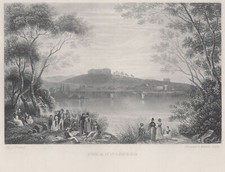 Johannisberg Original Stahlstich Frommel & Winkles 1840