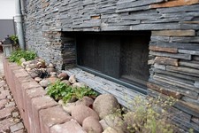 Schiefer Verblender, Sockelverblender, Wandverkleidung, Echtstein Rustikal