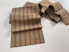 Japanischer Kimono Gürtel Nagoya OBI Shima Muster Streifen