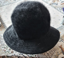 Bowler-Hut aus Wolle, rund