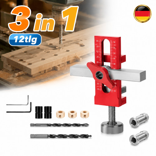 Bohrschablone bohrhilfe - 3-in-1,
