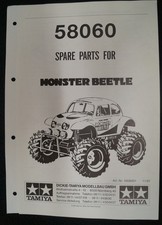 Tamiya RC   Spare Parts for  58060 Monster Beetle -Teile Liste