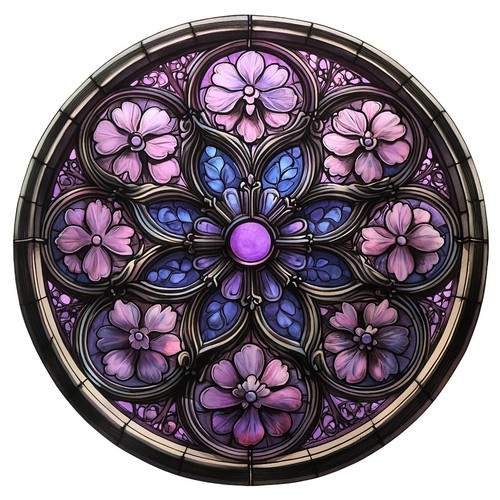 Sticker stained glass - sticker,