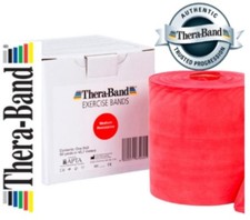 Grundpreis 4,45 €/m, THERABAND, 2m, rot, Fitness, Reha, Physio