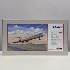 IL 62 Flugzeugmodell Bausatz 1:100 Plasticart reifra Made in Germany Ostprodukt