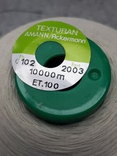 Ackermann Bauschgarn 10.000 Meter Konen Industriequalität natur Fb. 0102