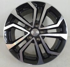 1x Alufelge 17 Zoll 7.5" 5x114.3 38ET Glanz Schwarz TTA70BP38 Toyota Mr2 Ii