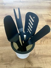 Tupperware Griffbereit Combinette Küchenutensilien Neu schwarz + Ablagebehälter