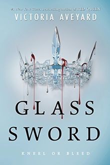 Glass sword red - sword, queen,