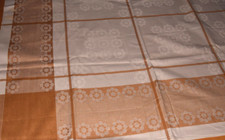 Altes Damast Tischdecke