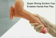 Realistischer 7" Saugnapf