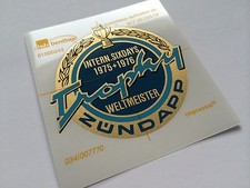 original Erstausrüster Zündapp Trophy Weltmeister Aufkleber Tank GTS, C 50, KS50