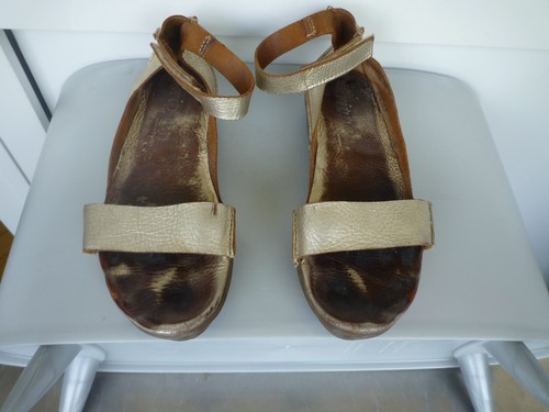 Trippen sandale goldfarben - sandale,