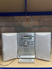 Sharp XL-S10H Micro HiFi CD Radio Kassettenspieler Regalsystem mit Fernbedienung
