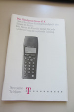 Bedienungsanleitung Deutsche Telekom Handgerät Sinus 45 K Schnurlostelefon